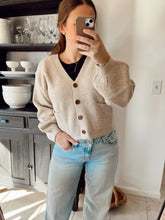 Load image into Gallery viewer, V-Neck Cuff Button-Up Long Sleeve Top