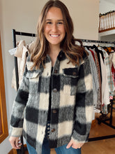 Load image into Gallery viewer, Gingham Shacket