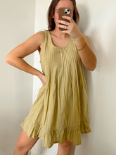 Load image into Gallery viewer, Textured Pintuck Mini Dress

