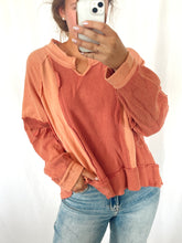 Load image into Gallery viewer, Ginger Color Block Pullover
