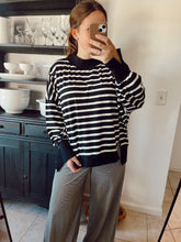 Load image into Gallery viewer, Striped Mock Neck
