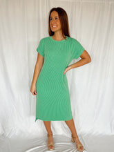 Load image into Gallery viewer, Ribbed Midi Dress - Jade
