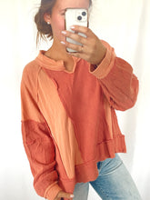 Load image into Gallery viewer, Ginger Color Block Pullover - RESTOCK!
