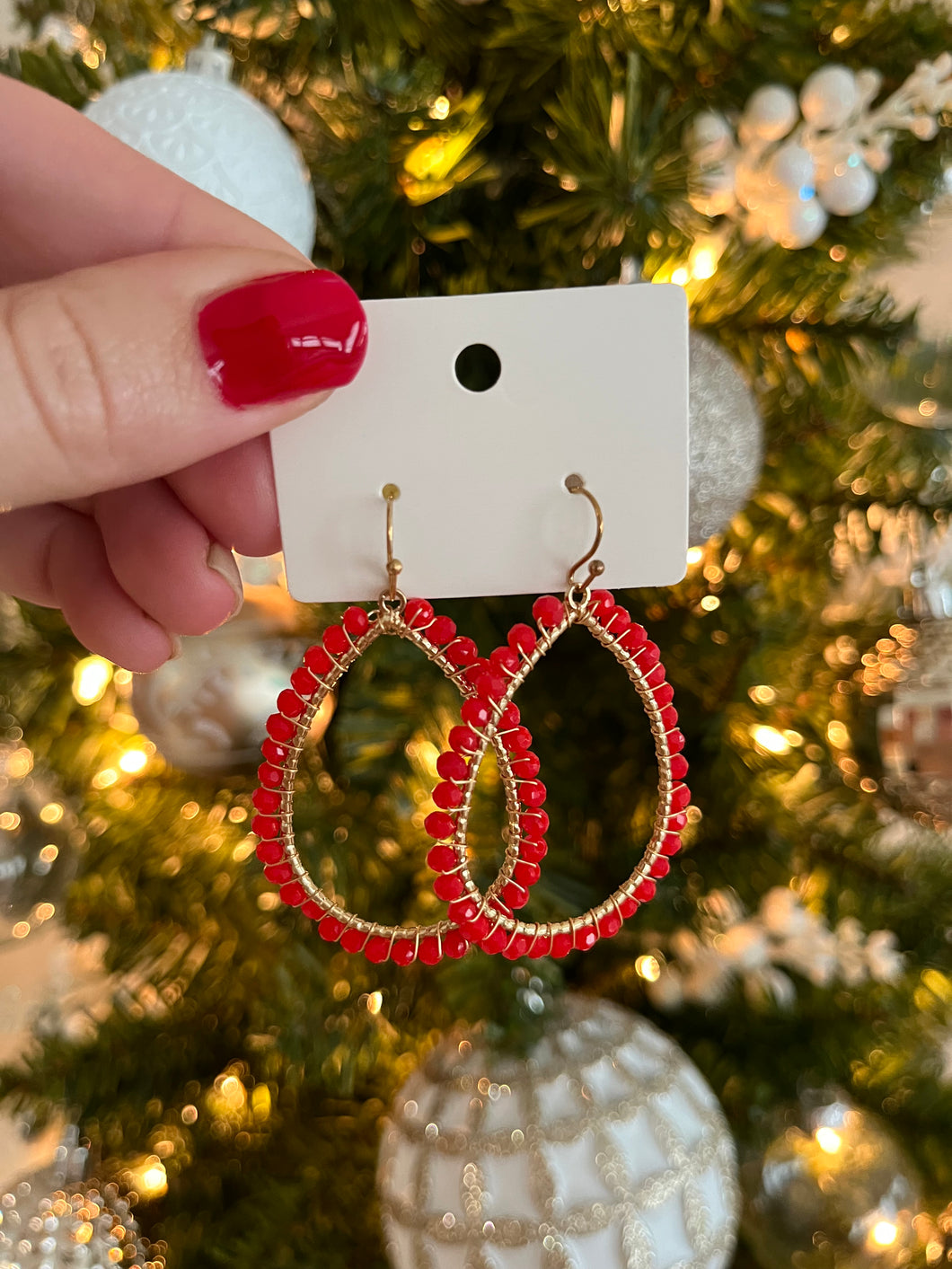 Red Earrings