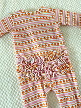 Load image into Gallery viewer, Pink Pumpkin Footie

