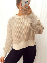 Load image into Gallery viewer, Cropped Knit Sweater
