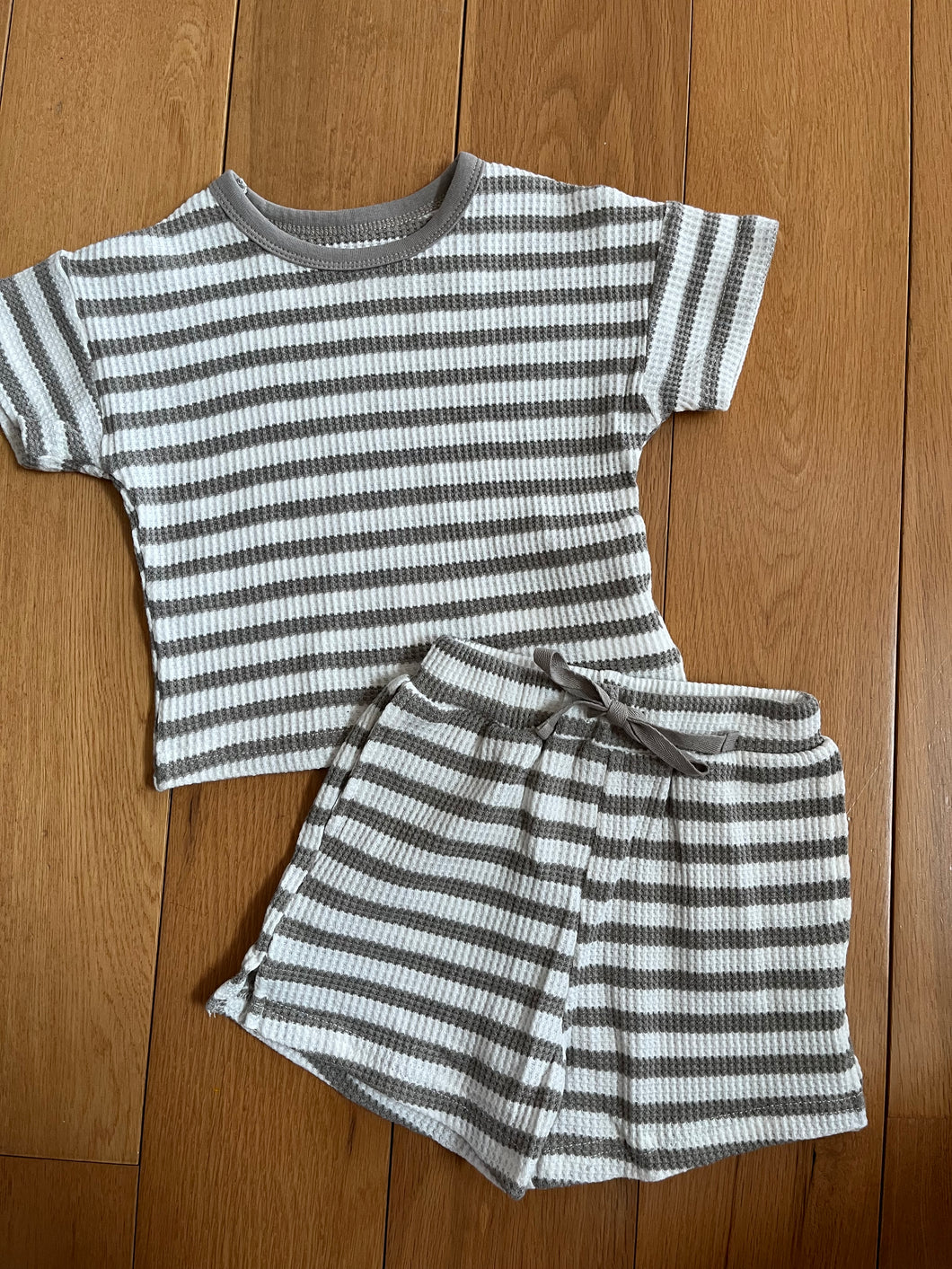 Grey Striped Set