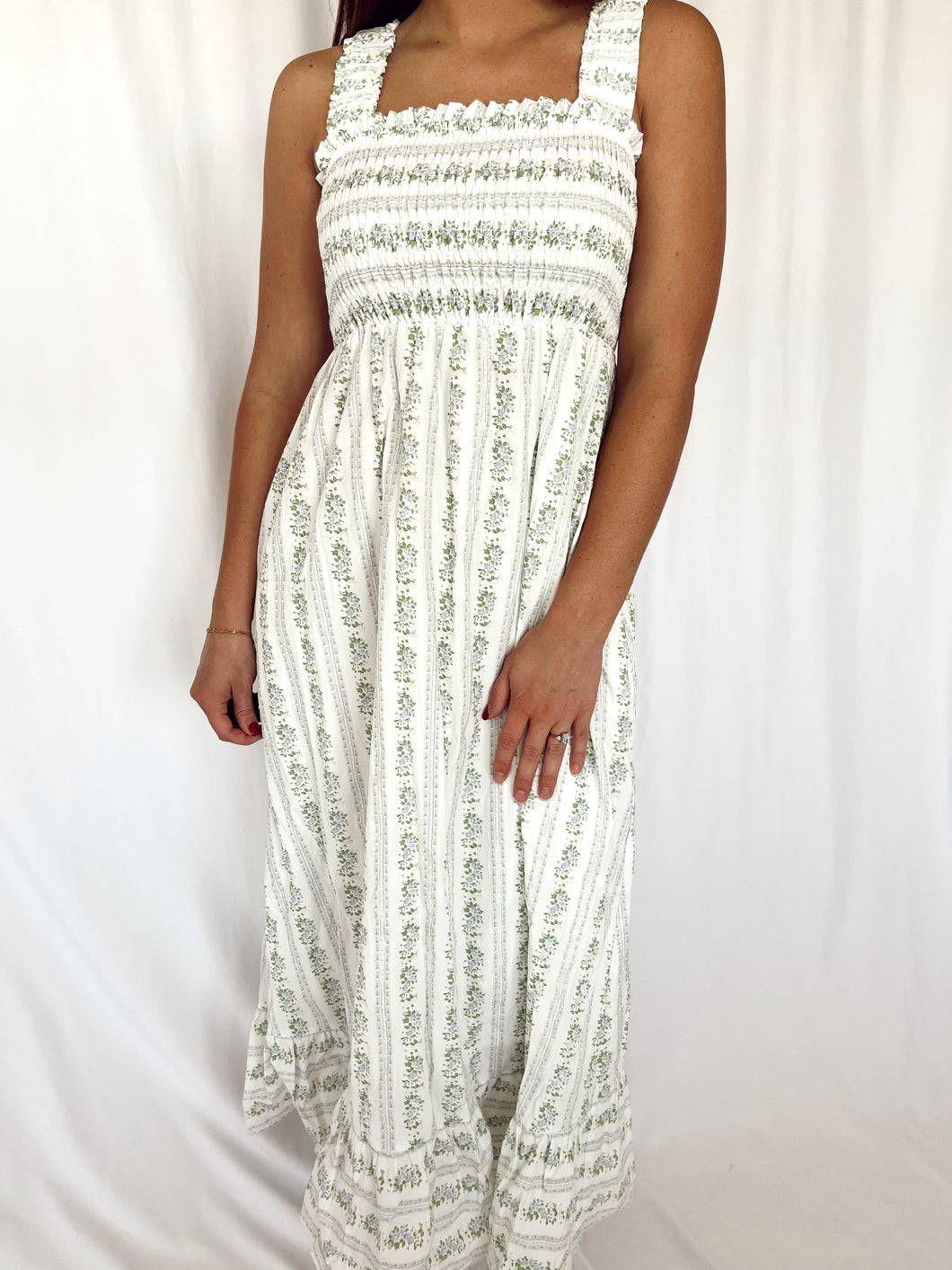 Square Neck Maxi Dress