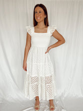 Load image into Gallery viewer, White Midi Dress
