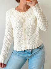 Load image into Gallery viewer, Pointelle Cardi
