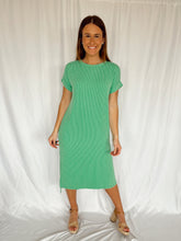 Load image into Gallery viewer, Ribbed Midi Dress - Jade
