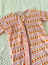 Load image into Gallery viewer, Pink Pumpkin Footie
