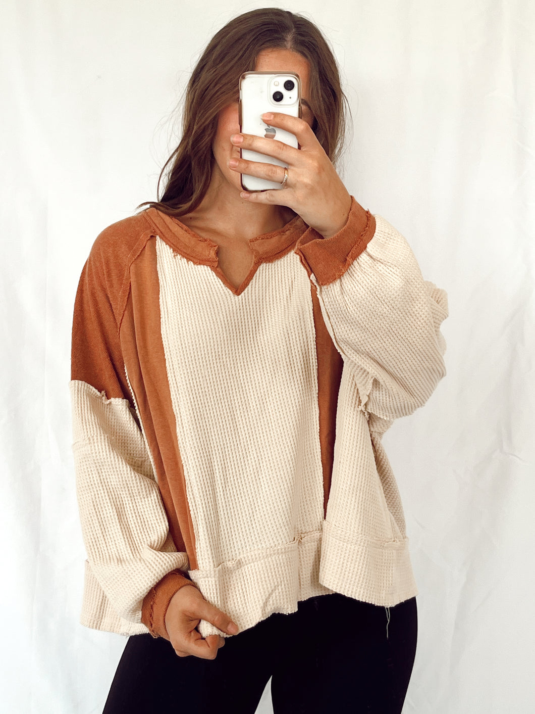 RESTOCK! Color Block Pullover