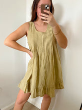 Load image into Gallery viewer, Textured Pintuck Mini Dress
