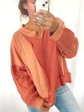 Load image into Gallery viewer, Ginger Color Block Pullover - RESTOCK!
