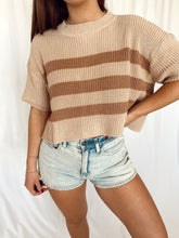 Load image into Gallery viewer, Ribbed Knit Sweater Crop
