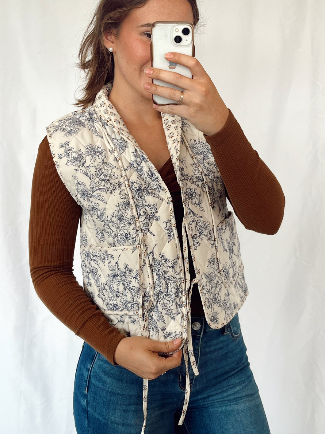 Floral Vest