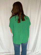 Load image into Gallery viewer, Ribbed Tee - Kelly Green
