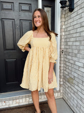 Load image into Gallery viewer, Yellow Gingham Dress
