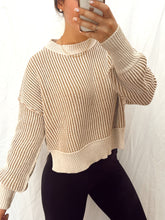 Load image into Gallery viewer, Cropped Knit Sweater
