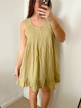 Load image into Gallery viewer, Textured Pintuck Mini Dress
