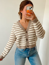 Load image into Gallery viewer, Striped Cardigan
