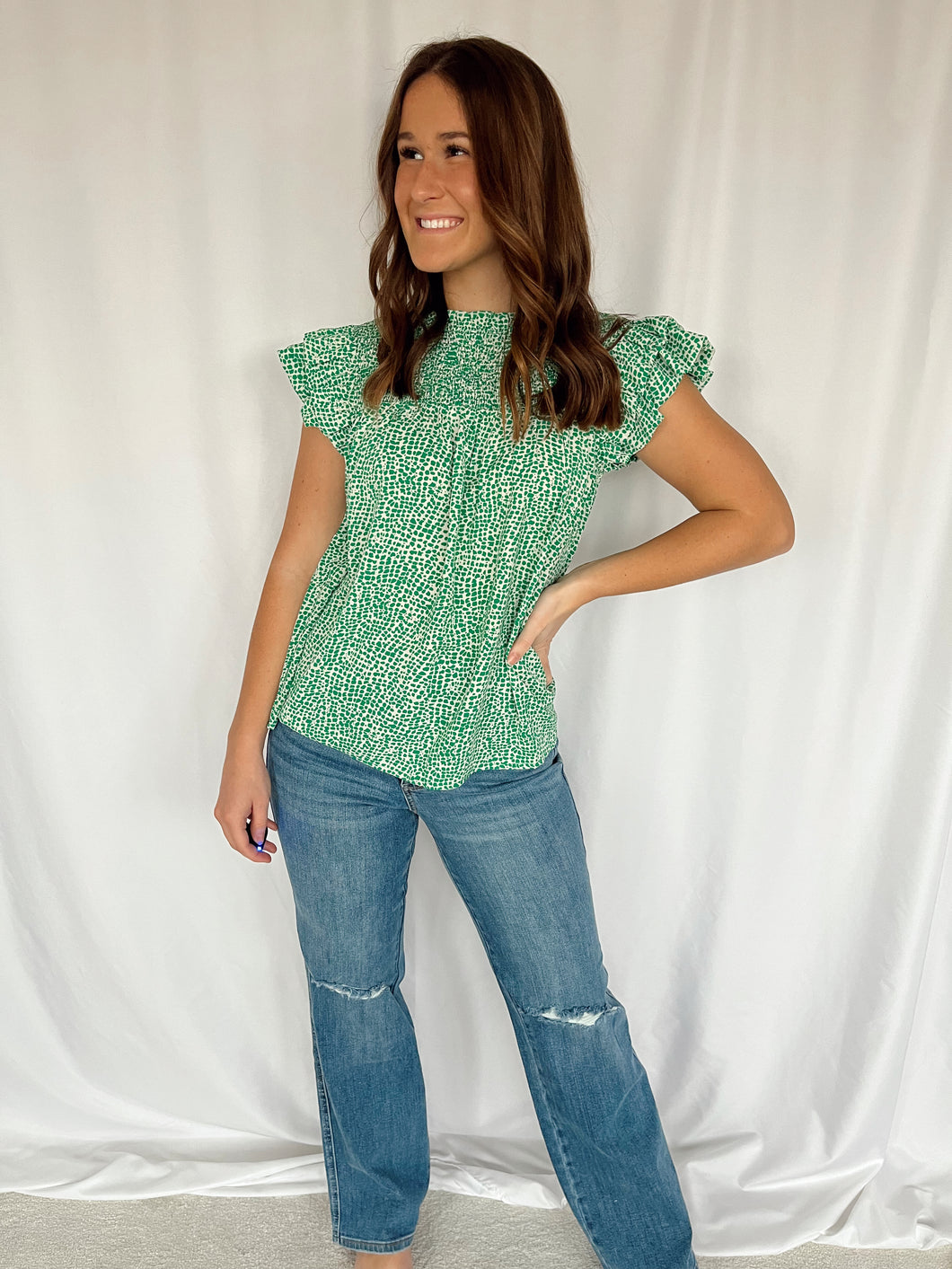 Smocked Blouse