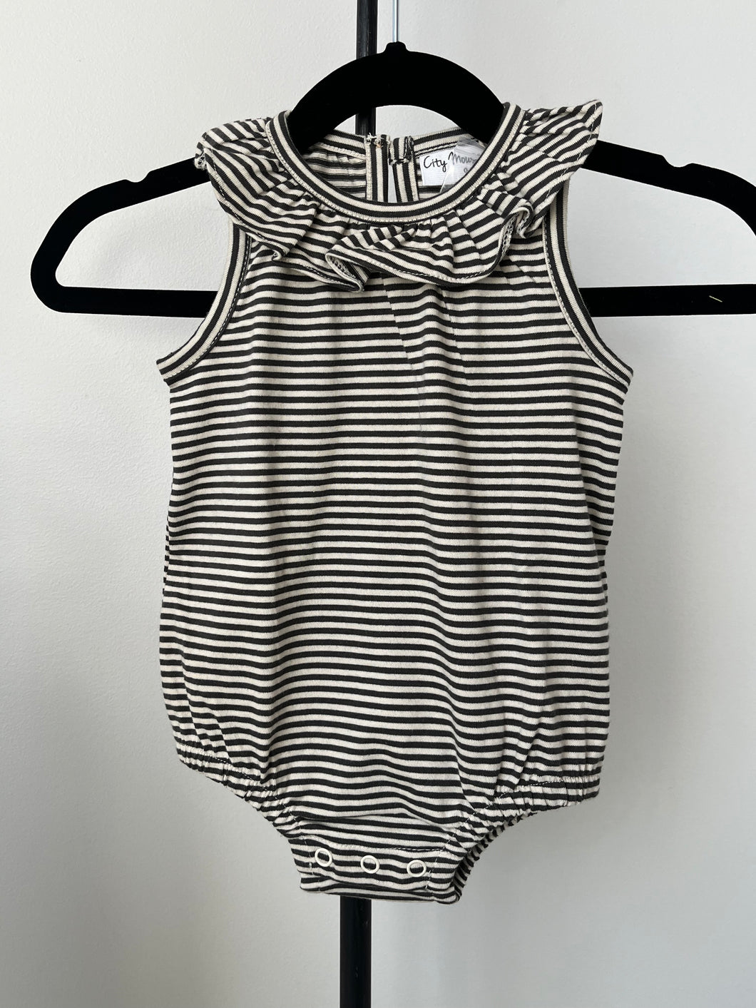 Striped Frill Romper