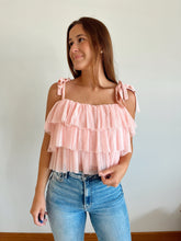 Load image into Gallery viewer, Ruffle Tie Strap Blouse
