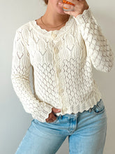 Load image into Gallery viewer, Pointelle Cardi
