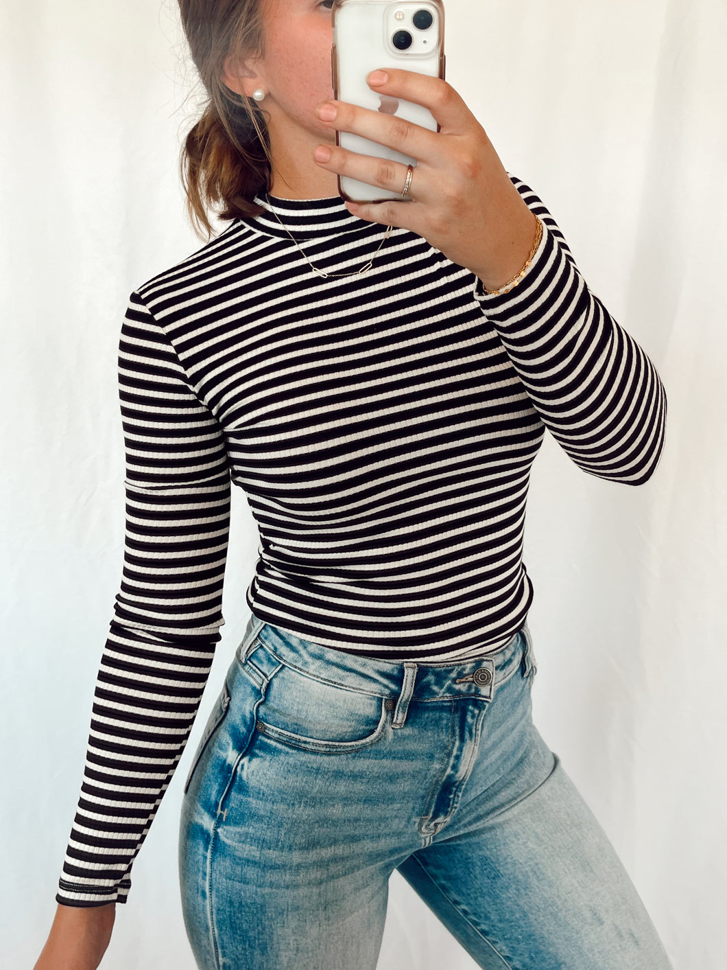 Be Simple Striped Top