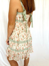 Load image into Gallery viewer, Cream Floral Mini Dress
