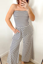 Load image into Gallery viewer, Striped Strapless Jumpsuit
