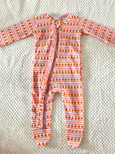 Load image into Gallery viewer, Pink Pumpkin Footie
