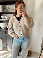 Load image into Gallery viewer, V-Neck Cuff Button-Up Long Sleeve Top
