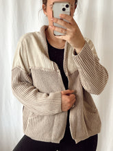 Load image into Gallery viewer, Terry/ Knit Cardi
