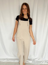 Load image into Gallery viewer, Beige Overalls
