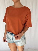 Load image into Gallery viewer, Burnt Boxy Cropped Tee
