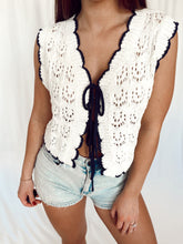 Load image into Gallery viewer, Crochet Sweater Vest
