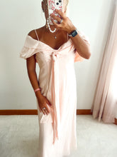 Load image into Gallery viewer, Off Shoulder Bow Maxi Dress
