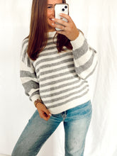 Load image into Gallery viewer, Stripe Comfy Sweater
