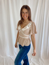 Load image into Gallery viewer, Embroidered Babydoll Top
